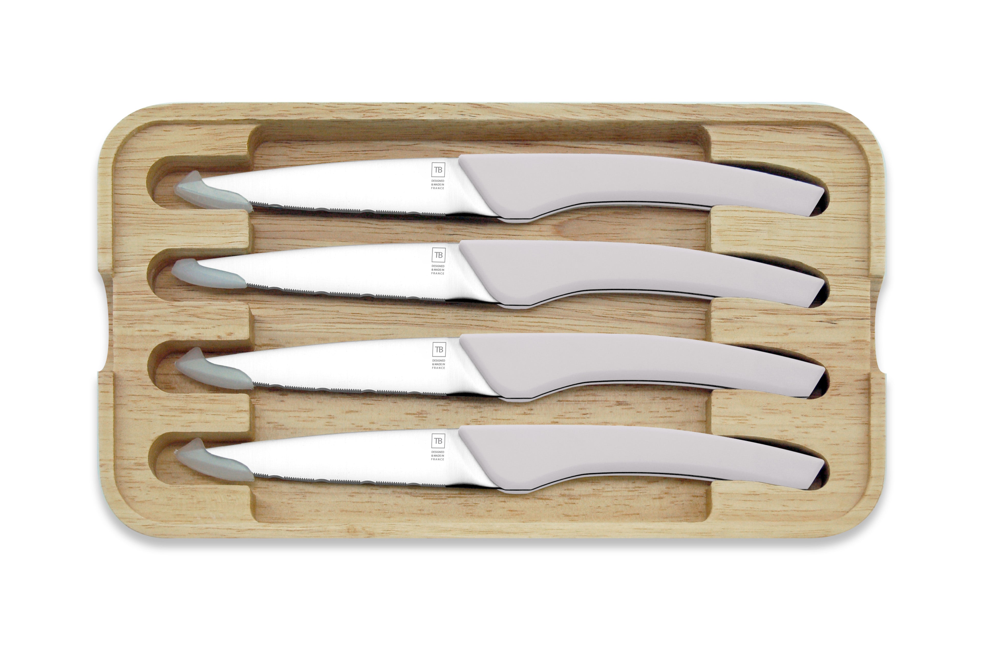 Set of 4 Table Knives - Auguste - ABS Handle