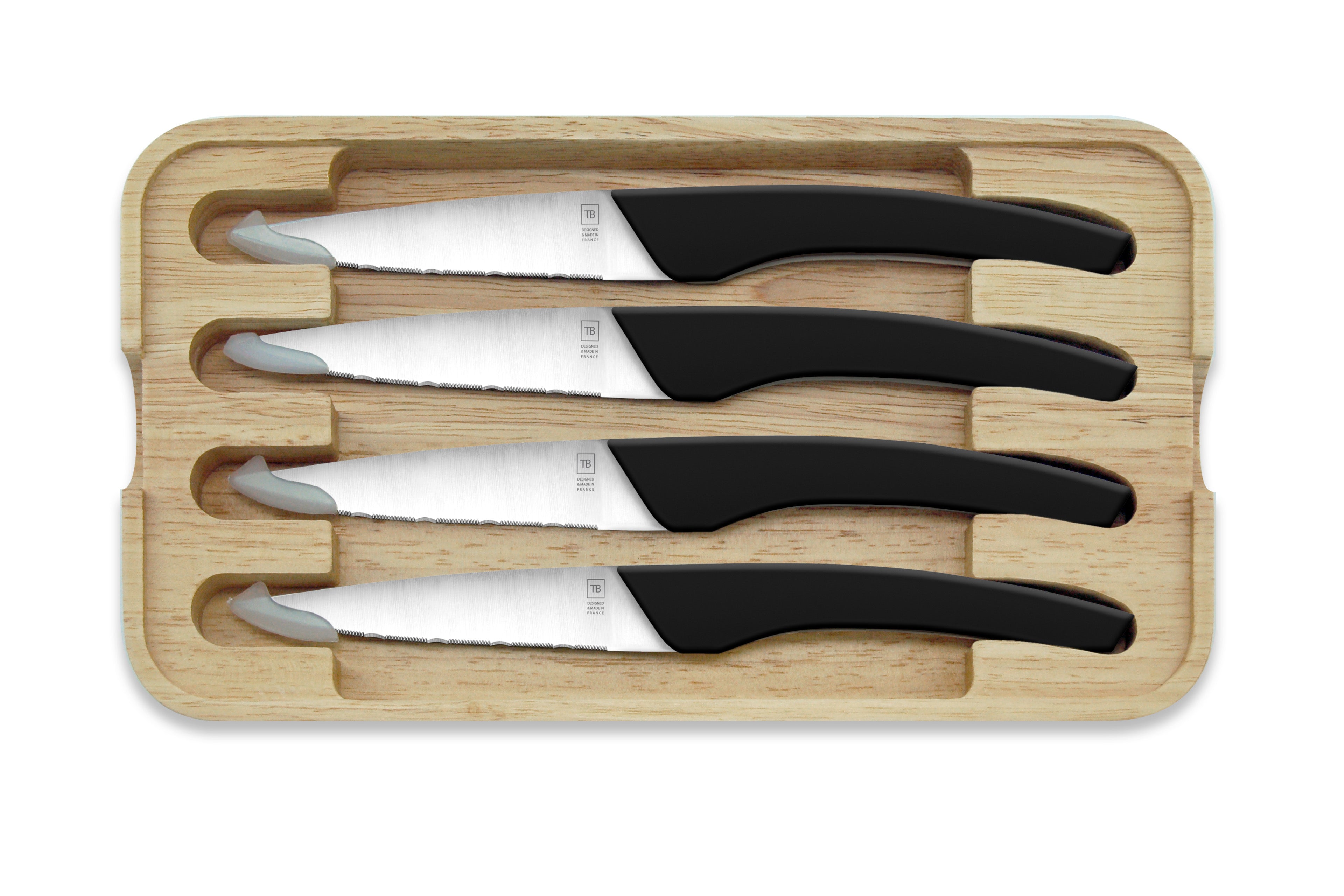 Set of 4 Table Knives - Auguste - ABS Handle