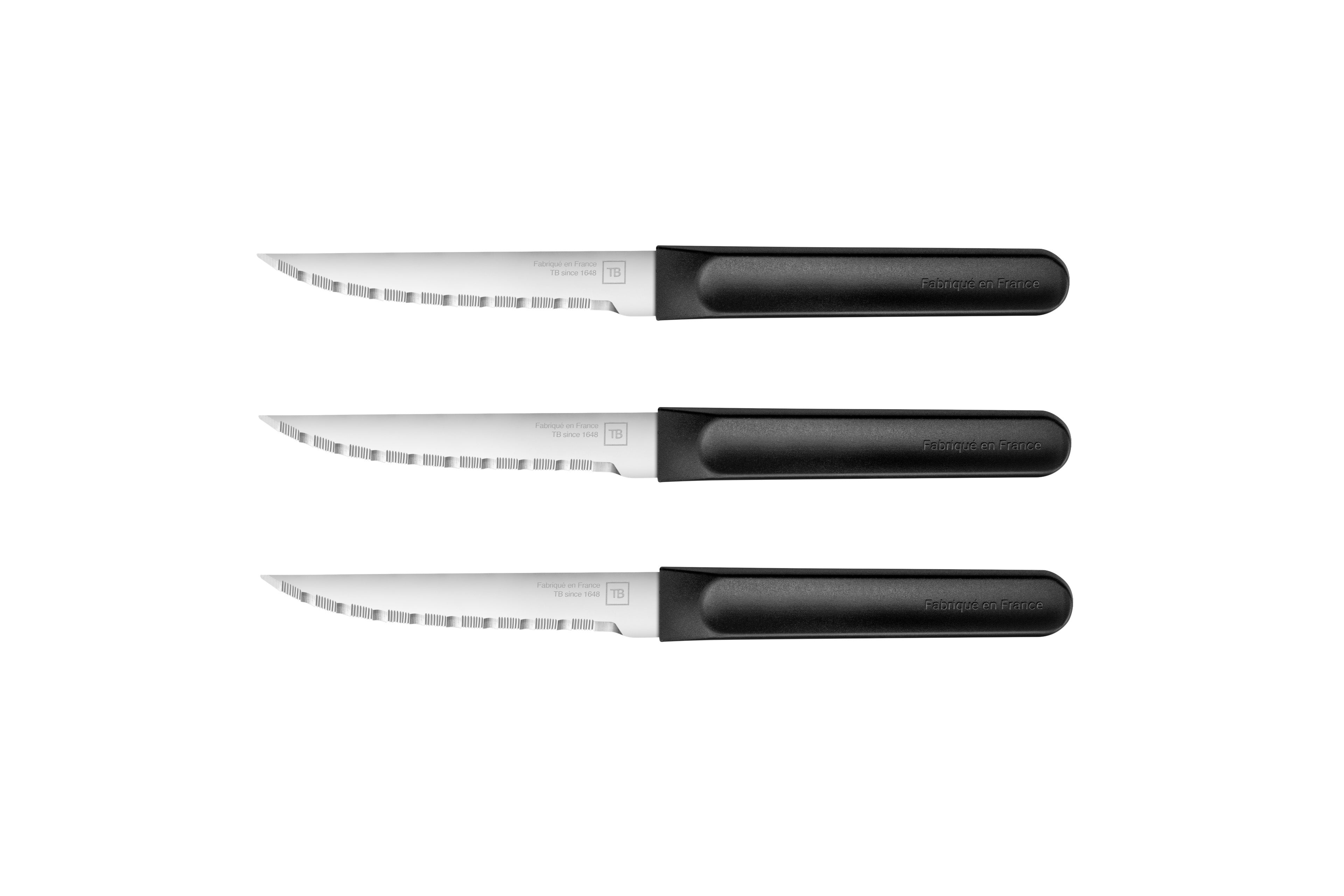 3 couteaux à steak Easy