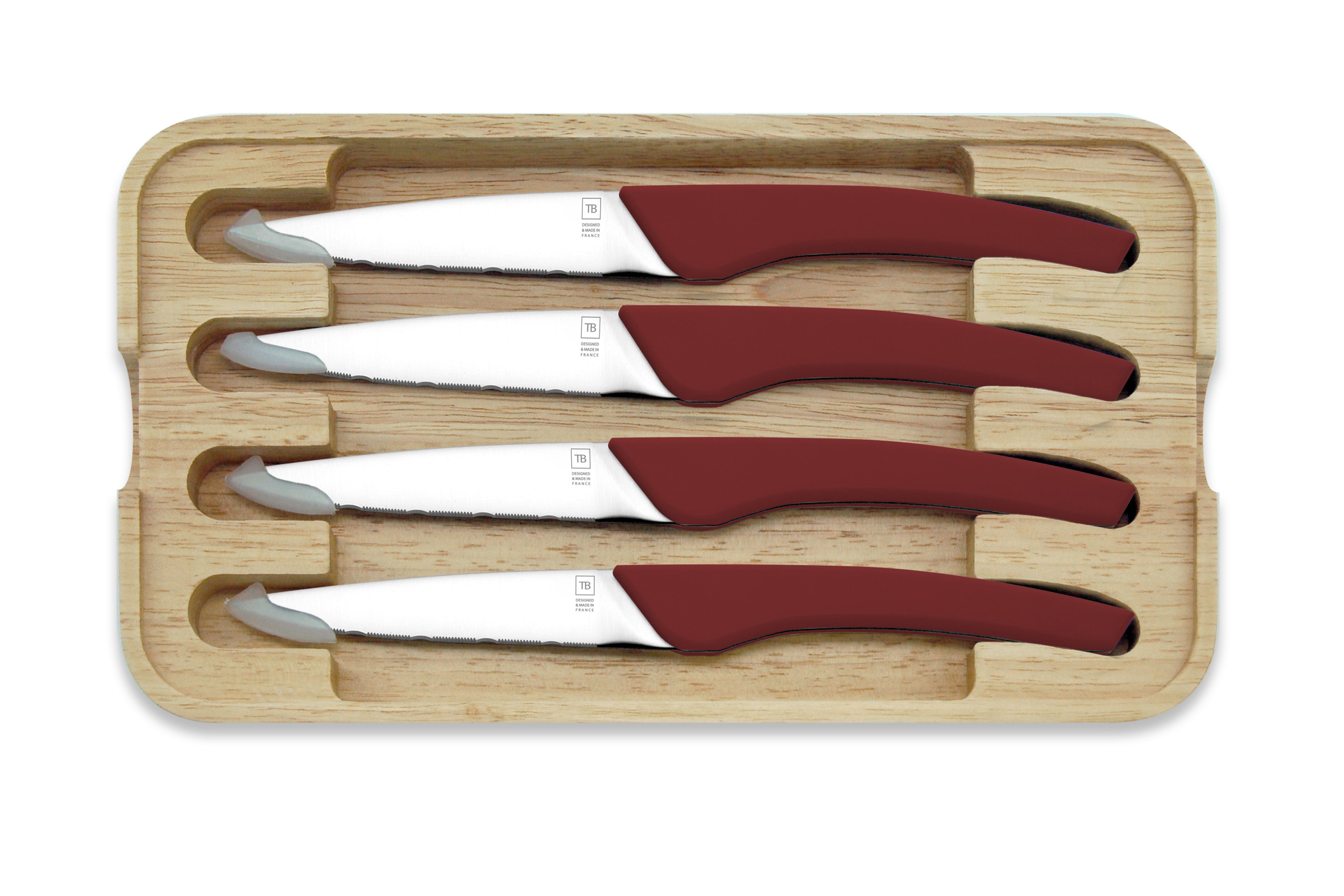 Set of 4 Table Knives - Auguste - ABS Handle