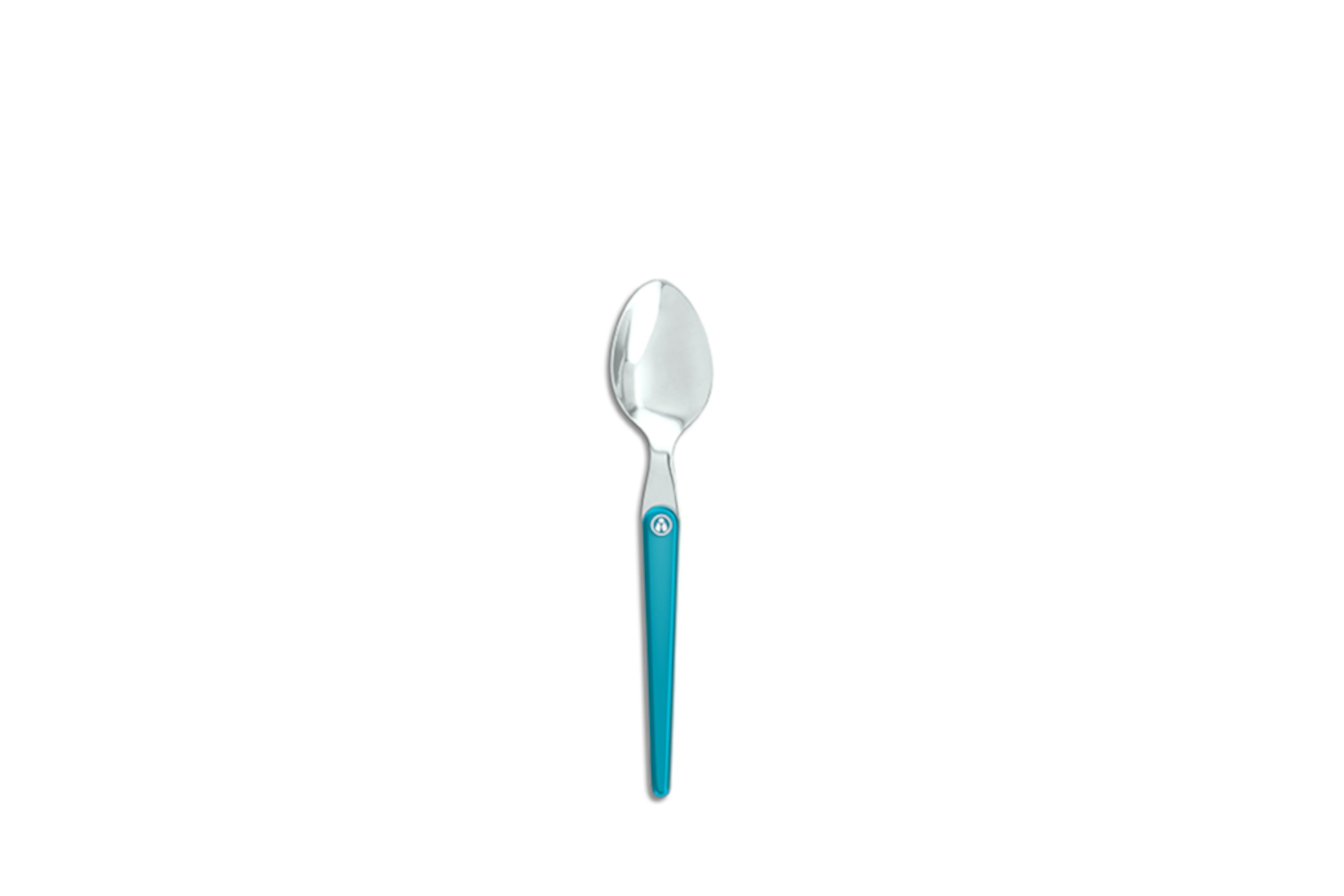 Petite cuillère acidulé laguiole héritage Turquoise