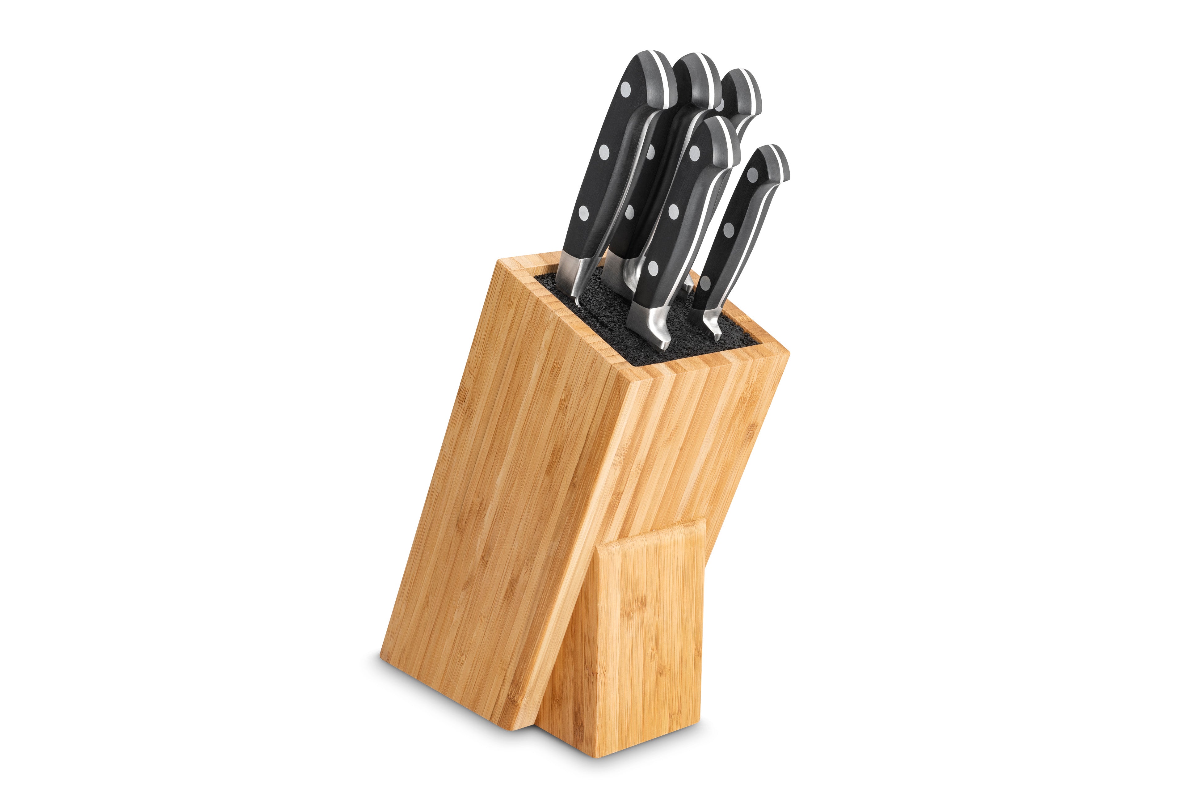Bloc de 5 couteaux de cuisine georges POM