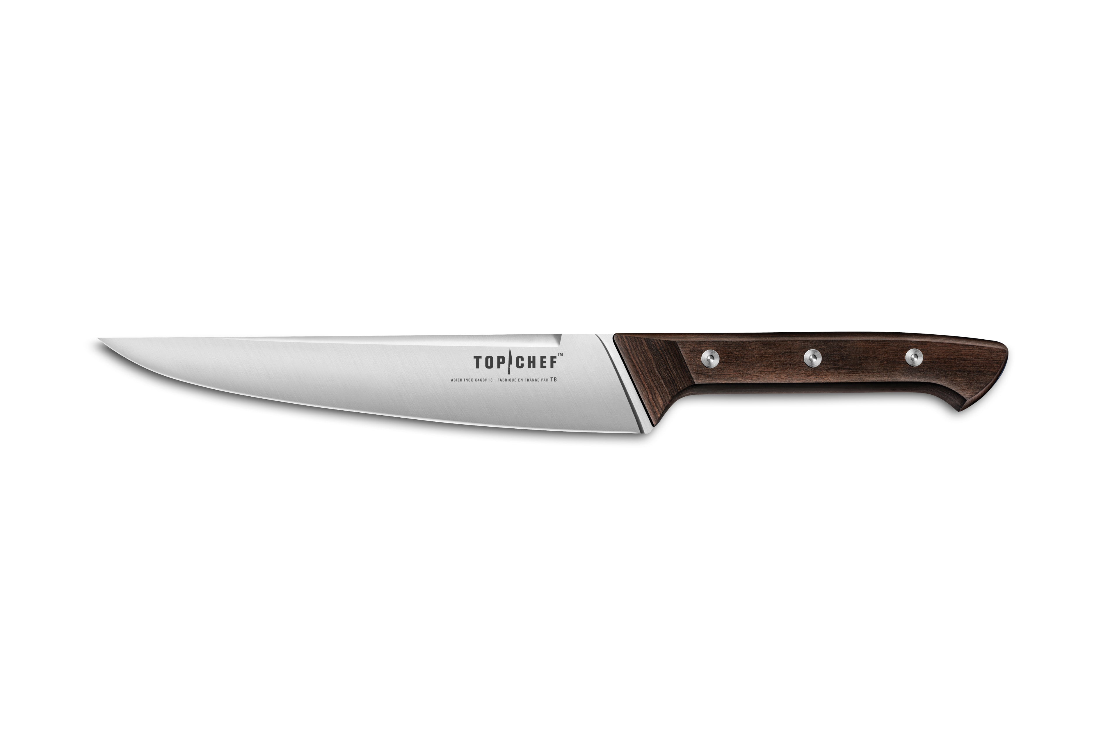 Couteau Cuisine Top Chef Bois stabilisé