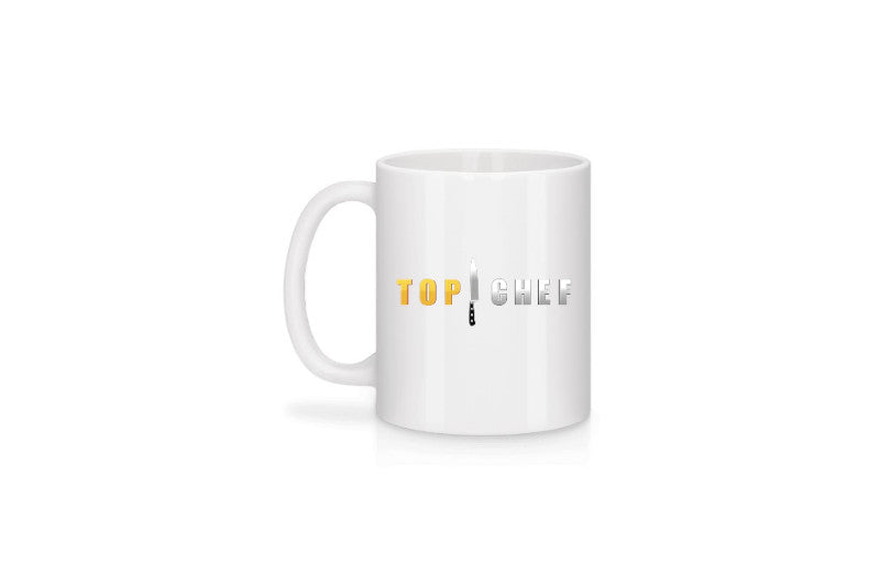 mug top chef blanc