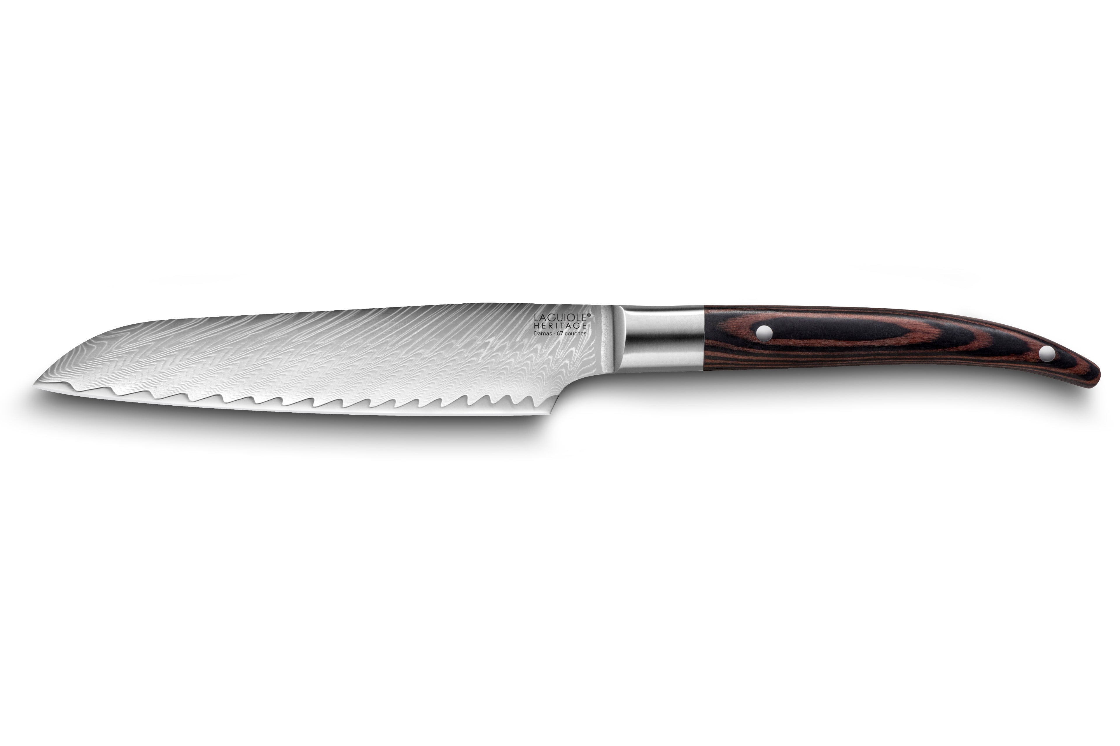 Couteau Santoku Laguiole Héritage Damas