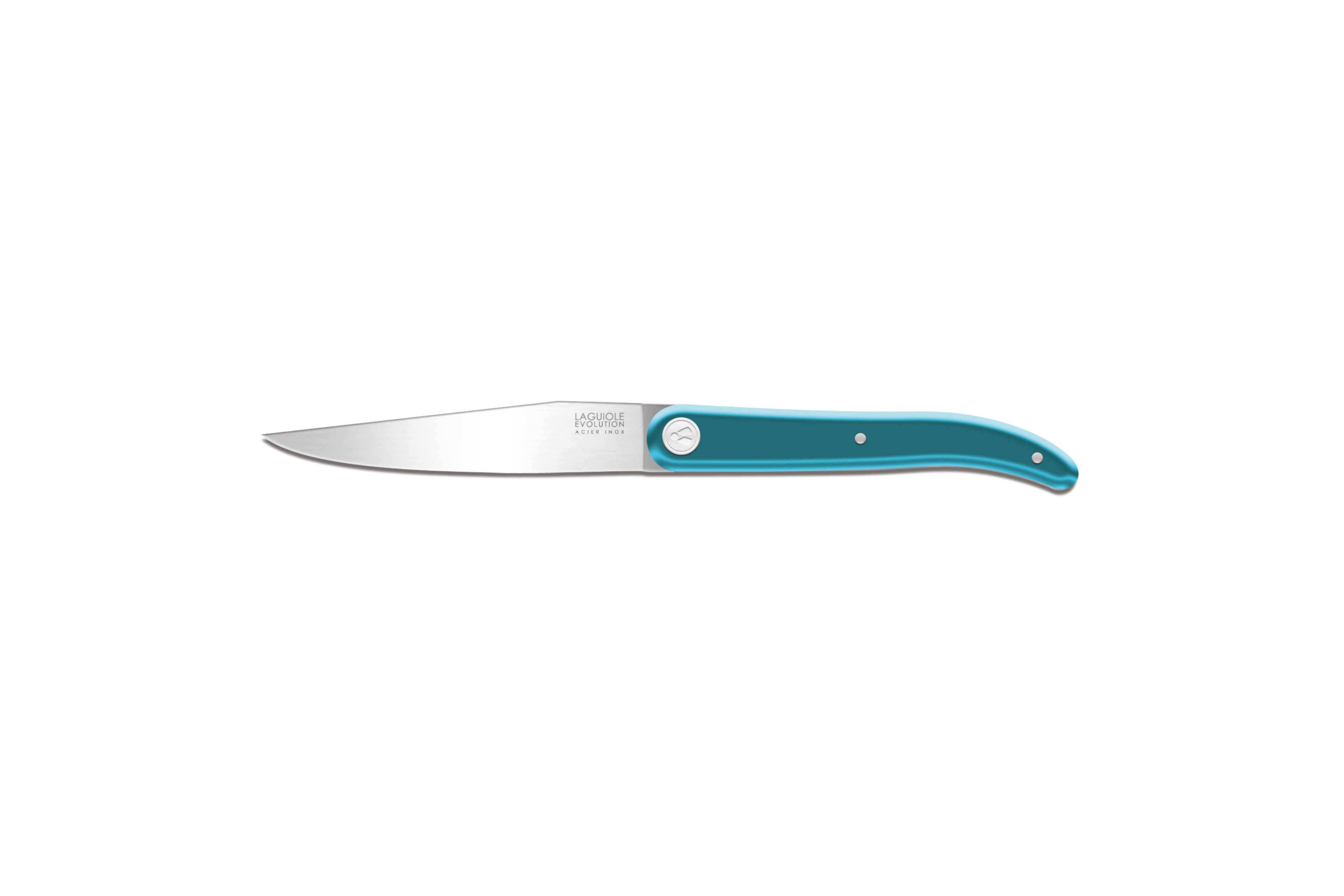 couteau laguiole sens  bleu turquoise
