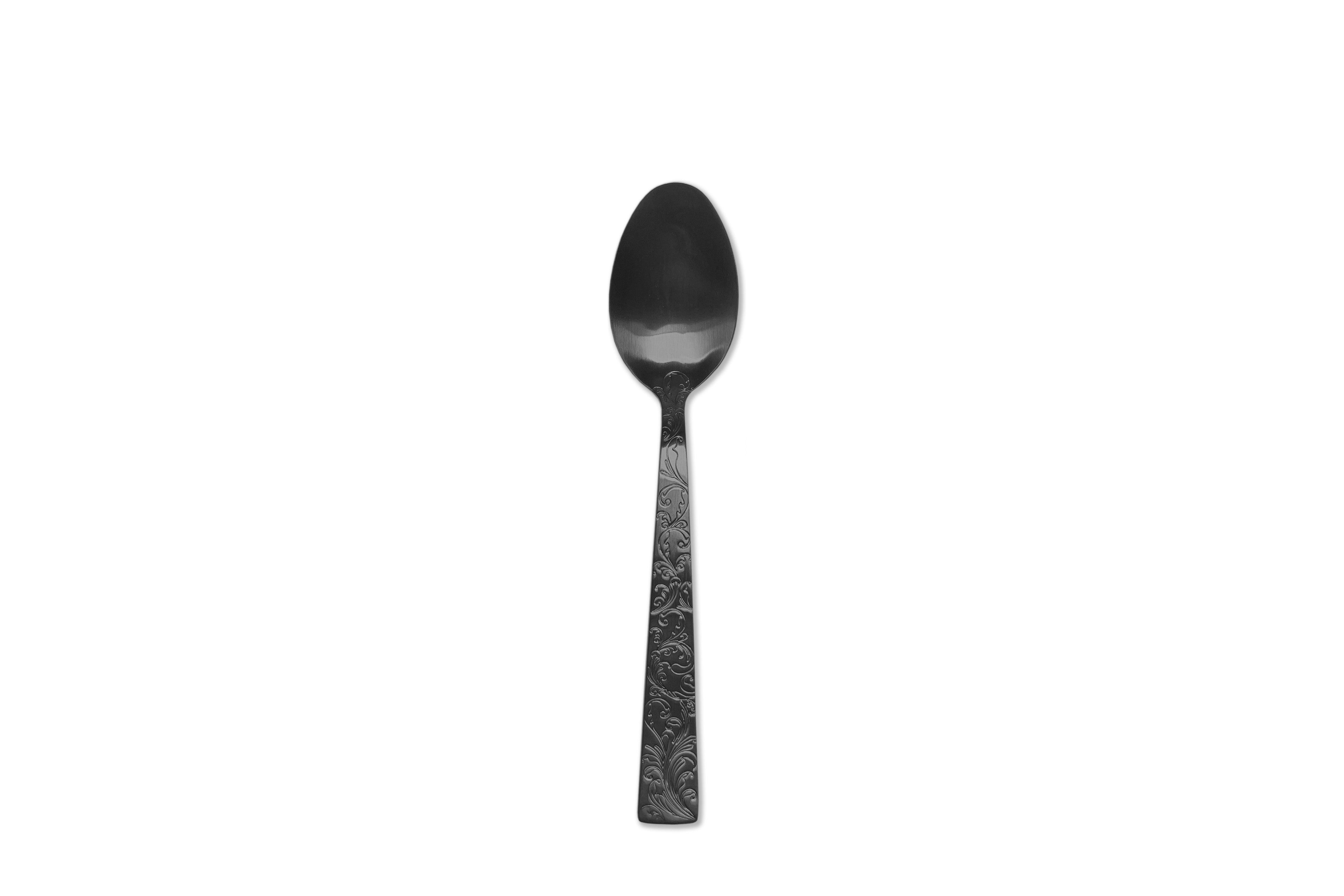 cuillère à soupe arabesque noir
