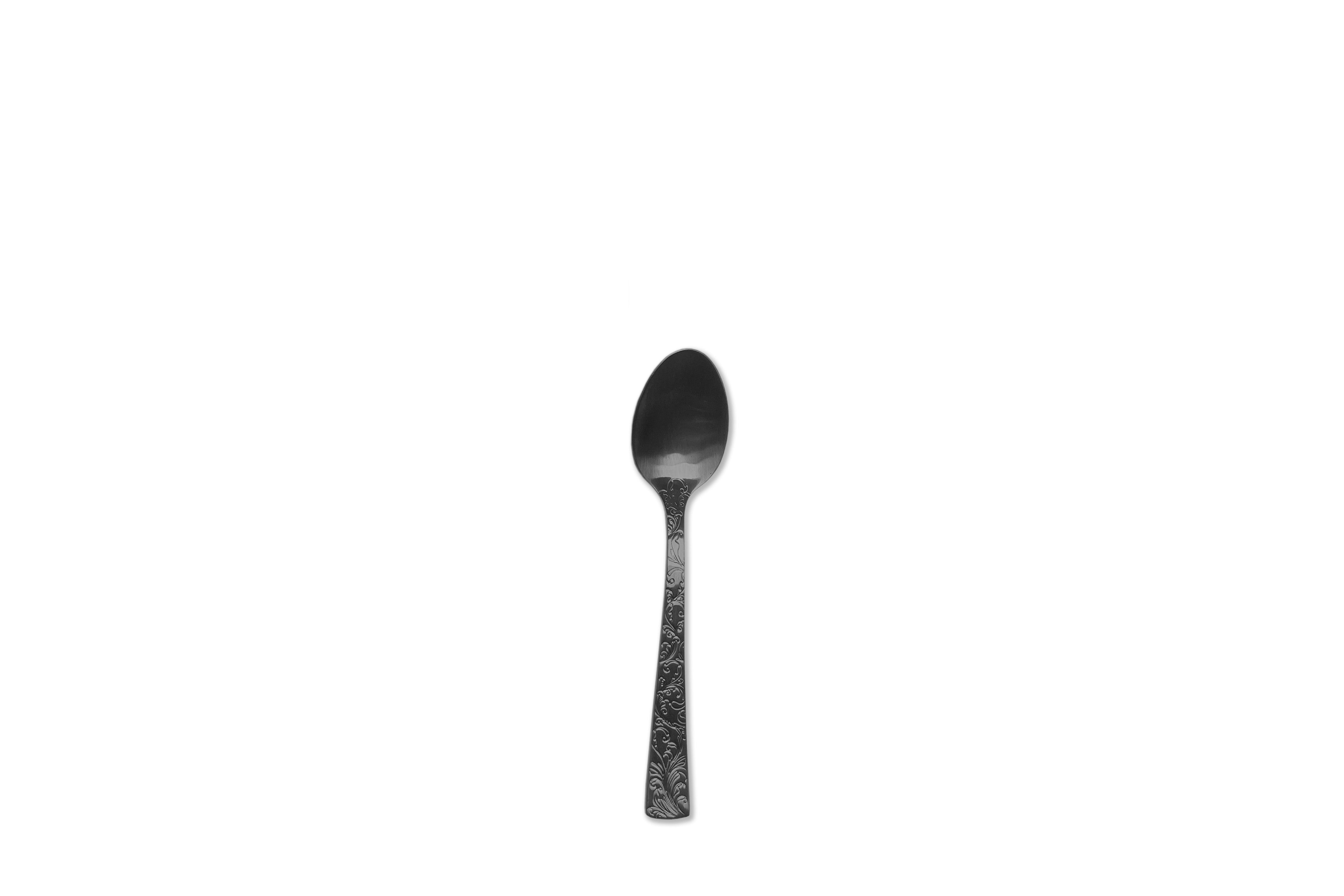 cuillère à café arabesque noir