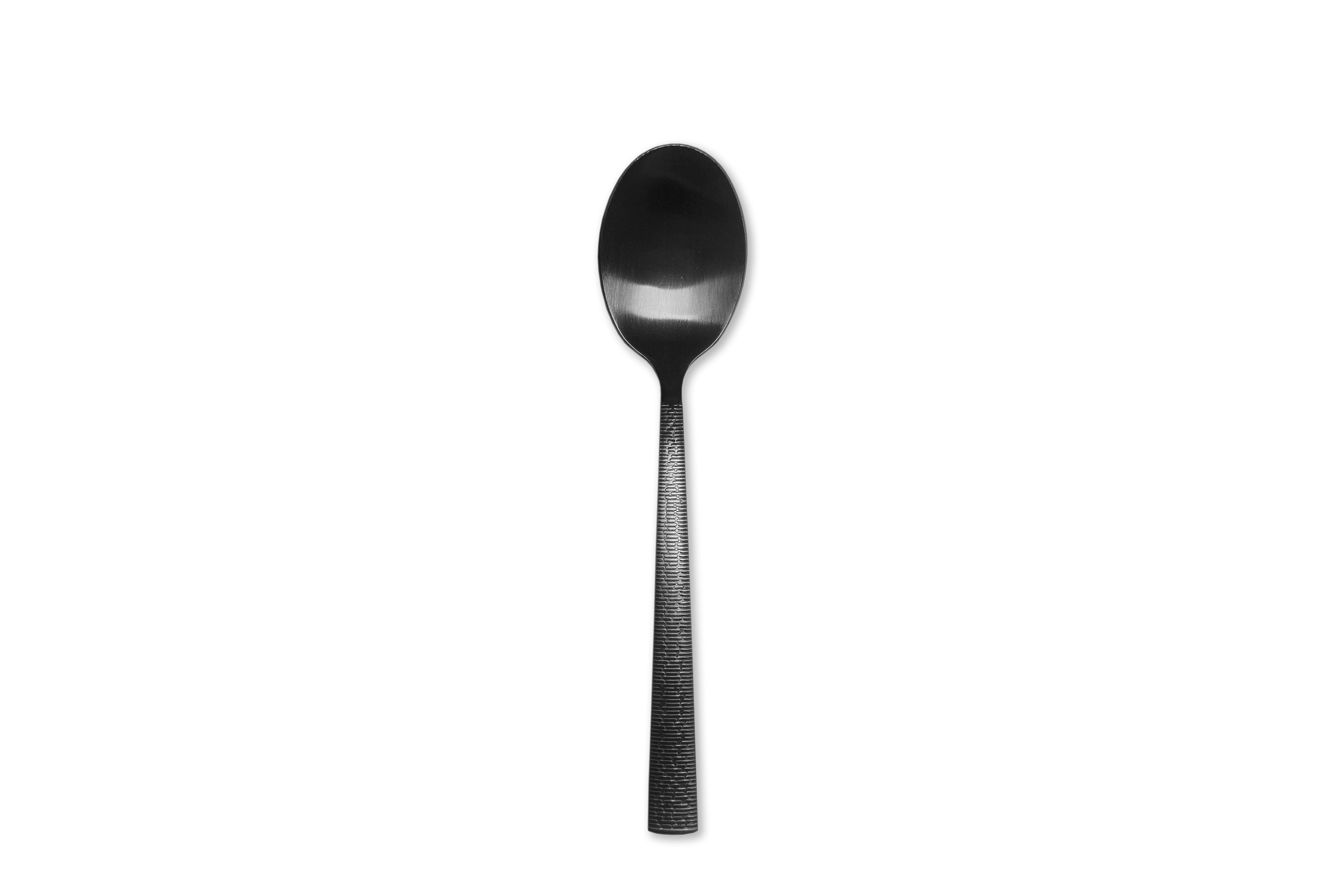 Ecorce cuillère de table noir
