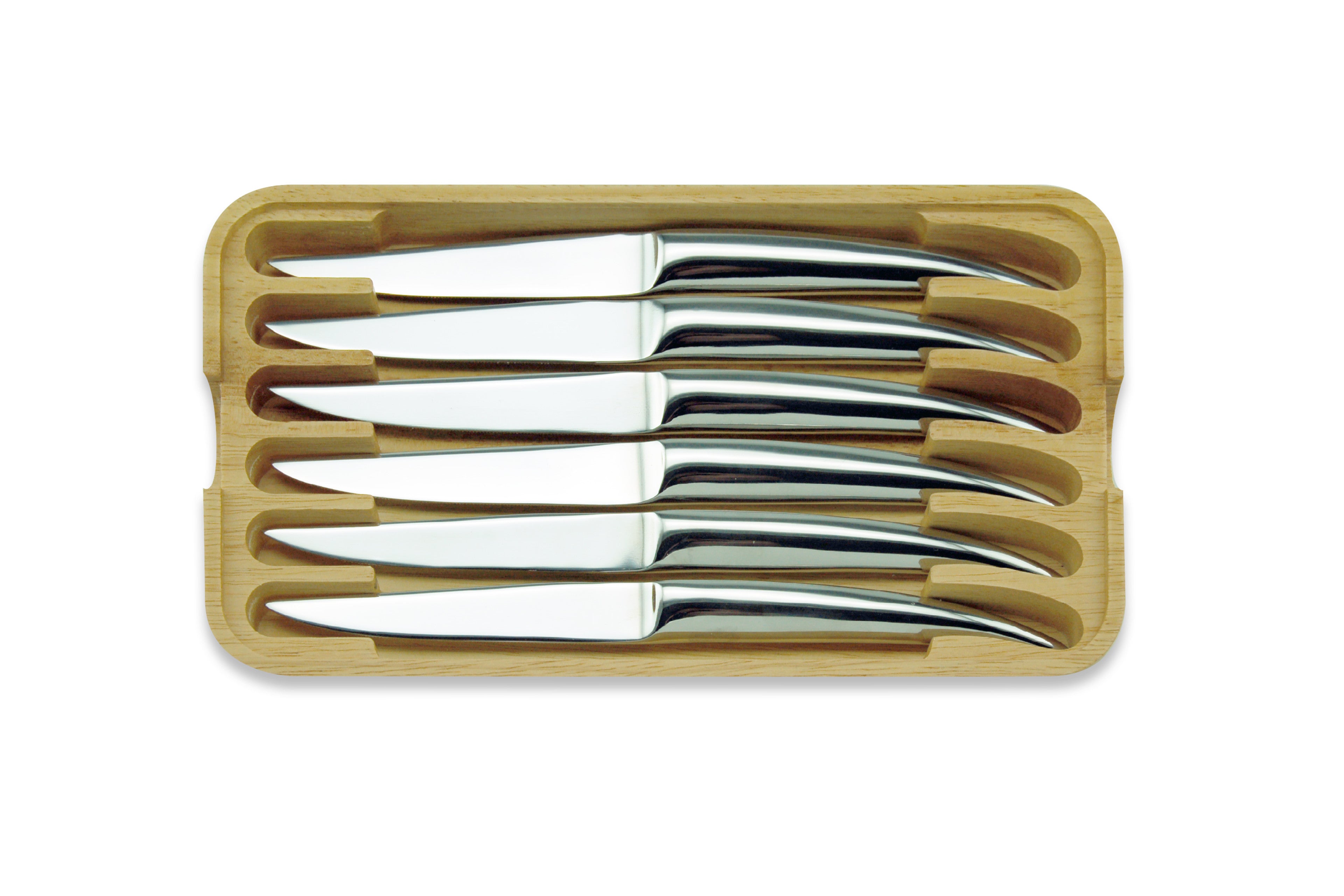 6 couteaux à steak Laguiole Héritage Métal