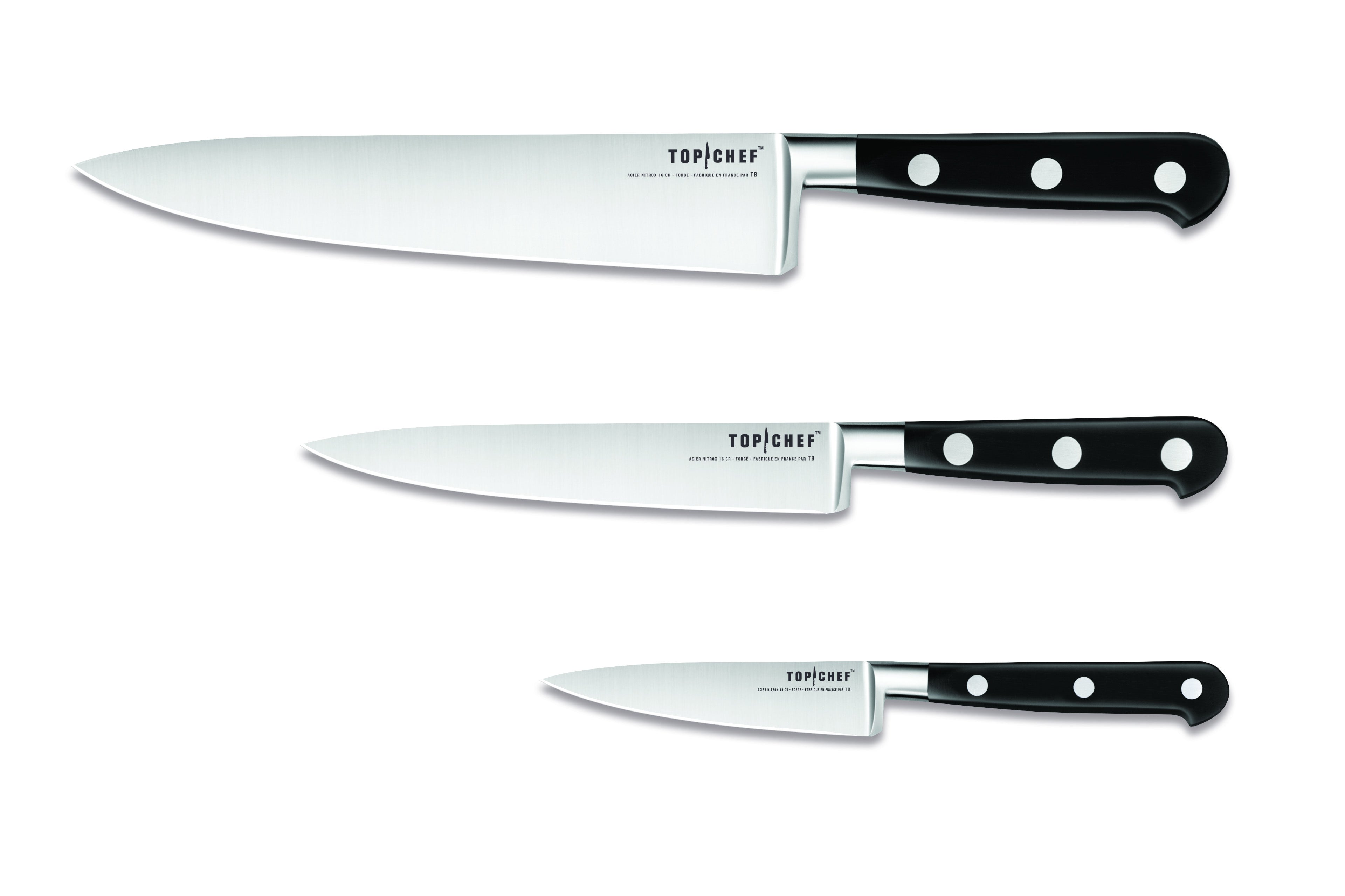 Set de 3 couteaux Maestro Top Chef